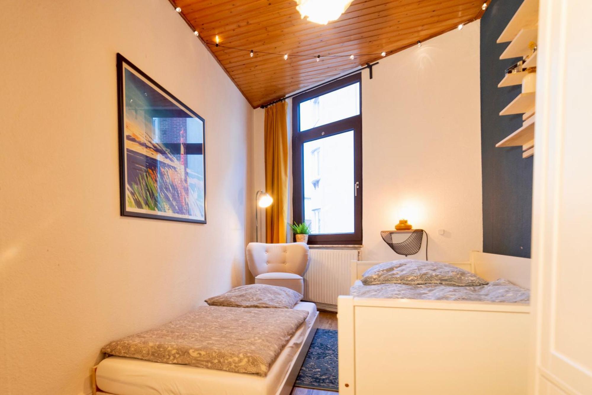Das blaue Türchen - Wohnung mit Beamer und Kicker Bremerhaven Exterior foto